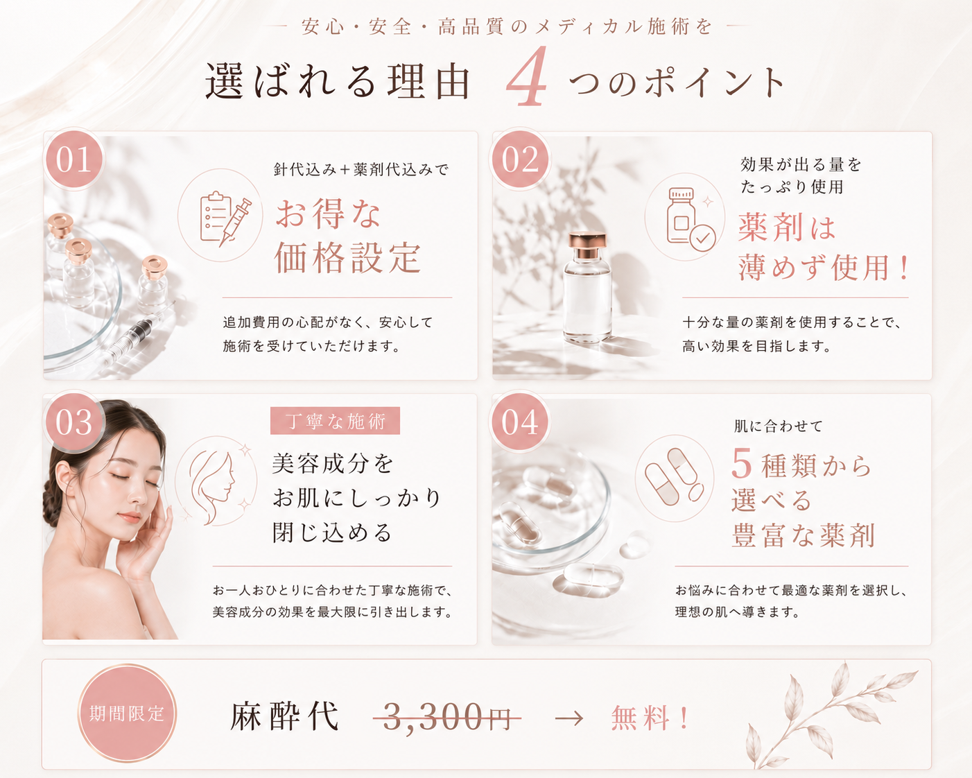 Brain Clinicが選ばれる理由 4つのポイント