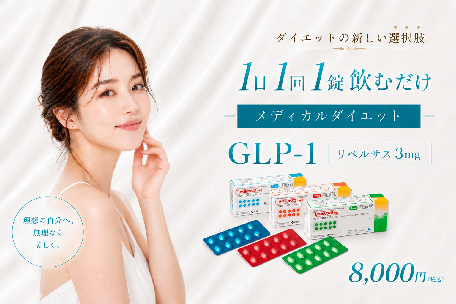 飲み薬によるメディカルダイエット リベルサス